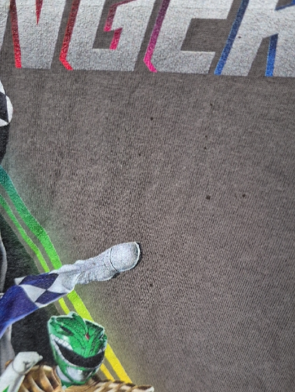 Power Rangers Graphic Tee - Gray with Multicolor Rangers - Picture 5 of 8